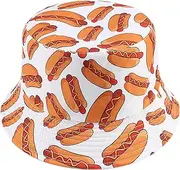 [BEARUN] Reversible Cotton Bucket Hat Fashion Checker Fisherman Cap Packable Sun Hat