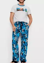 NEW PETER ALEXANDER BATMAN COMIC PJ TOP TEE + PANTS SET RRP$159.90 MENS MEDIUM M