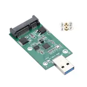USB 3.0 to Mini PCIE mSATA SSD External mSATA to USB 3.0 SSD Convertor Adapter E