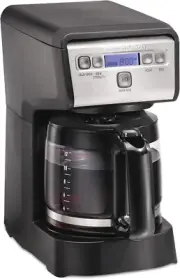 12 Cup Compact Programmable Drip Coffee Maker with No-Drip Burosilicate Glass Ca