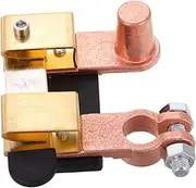 Safe Battery Disconnect Marine Battery Isolator Vehicle Power Cutoff Car Power Disconnect Golden Brass