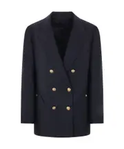 double-breasted blazer 1,2 Black