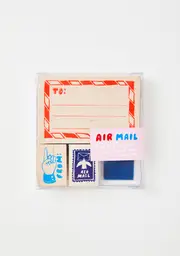 [Yellow Owl Workshop] Air Mail Rubber Stamp Kit
