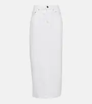 [Wardrobe.NYC] Wardrobe.NYC Cotton denim maxi skirt 27 white