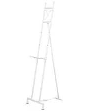 Peyton Lane White Metal Large Free Standing Adjustable Display Stand 3 Tier Easel with Chain Support