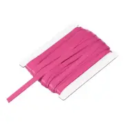 Double Fold Bias Tape 1/3 Inch x 12 Yards Satin Pre-fold Tape Rose Red