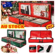 Christmas Xmas Wrapping Paper Storage Bag Tidy Gift Wrap Organizer Decoration PB