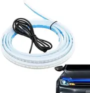Car LED Hood Light Strip - Car Hood Light Strip - Cars Hood Light Led Strip Lights - Dynamic Scanning LED Strip Light - Waterproof Decorative Hood Lamp for Exterior, Engine Cover Lighting
