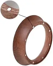 58mm Wooden Coffee Dosing Ring Funnel，Coffee Machine Portafilter for Tamping with 8 Magnets Compatible with All 58mm Portafilter
