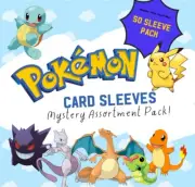 MIXED POKEMON SLEEVE BUNDLE *45 Individual Randomised Card Sleeves*⭐️Read des⭐️