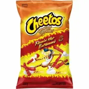 3 Bags Cheetos Flamin' Hot Crunchy Cheese LARGE Size 300g FRITO LAY Canada FRESH