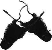 [OATIPHO] 1 Pair Lace Invisible Socks Sneakers Socks Women Ruffle Frilly Socks Frilly Socks Flat Dance Socks Hidden Invisible Socks No Show Liner Socks Women Low Socks