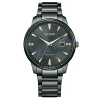 在飛比找momo購物網優惠-【CITIZEN 星辰】光動能銀河黑金限量腕表 42mm(B