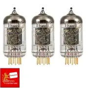 New Genalex Reissue ECC81 12AT7 Gain Matched Trio (3) GOLD PINS Vacuum Tubes