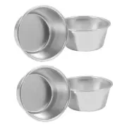 4 Pcs Single Muffin Tin Cupcake Cheese Cakes Non Stick Pudding Cups Pan Paper