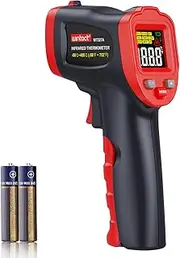 Wintact Infrared Laser Thermometer, 58℉ to 752℉(-50℃ to 400℃) No-Contact IR Digital Thermal Heat Surface Temperature Gun for Kitchen Oven Cooking Food Pizza Meat Candy Grill Frying Oil, NOT for Humans