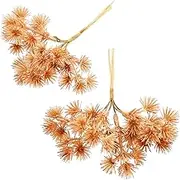 Veemoon Christmas Decorations 2pcs Pine Picks Artificial Pine Branches DIY Wreath Material