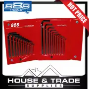 888 Tools Hex Key Set 25 Piece Metric/SAE Imperial in Wallet T834541