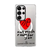 Galaxy S25 Ultra Clear Magnetic Case me - not much room for you