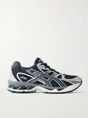 [Asics] Asics - Gel-nimbus 10.1 Metallic Rubber-trimmed Mesh Sneakers - Black - UK 7.5 UK 7.5 Black