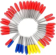 40Pcs 30/45/60 Degree Cutting Plotter Vinyl Cutter Blades Offset Tool Cabinet Machining Tools Cutting Blade Vinyl Cutter Blades Lettering Blades Replacement Cutting Blades