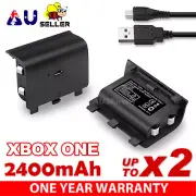 For Xbox One Style Battery Pack Controller Rechargeable Wireless USB 2400mAh