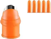 Silicone Thumb Knife Set for Gardening, Plant Harvesting Knife, Gardening Tool for Pruning, Finger Knife for Picking, Also a Good Orange Yo