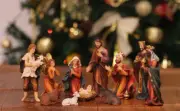 Nativity Scene Set Baby Jesus Christmas Figures Ornament Xmas Gift Home Manger