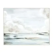 [Sleeping Giant] Calm Horizon Natural Veneer Framed Canvas - 150cm x 120cm