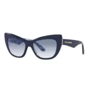 New DOLCE & GABBANA DG4417 341419 Blue On Blue Maiolica/Clear Gradient Light ...