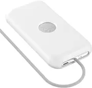 [FANGXIN] Compatible with Apple Vision Pro Battery Case,Silicone Apple VR Vision Pro Battery Protective Case Cover,Anti-Scratch,Fall-Proof and Soft Case for Apple Vision Pro Battery Accessories (White)