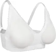 Vollence See Through Mastectomy Bra Silicone Breast Forms Pocket Bra Fake Prosthesis Crossdresser