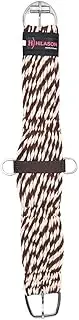 HILASON Horse Girth Western Wool 27 Strand Breathable Saddle Cinch Stainless Steel | Cinch | Girth Strap for Horses | Back Cinch for Western Saddle | Western Cinch | Saddle Cinch Strap | Back Cinch