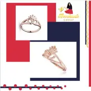 AUTHENTIC NEW PANDORA ROSE™ UNITED REGAL HEARTS RING 187685 *CHOOSE SIZE BOX $65