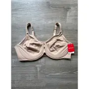 NWT Spanx Minimizer Bra - 38DD - Champagne Beige - Low Profile - Full Coverage