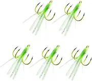 GANAZONO Outdoor Sea Fishing Hooks Luminous Octopus Style Hooks Non-Slip Long-Lasting Fishing Gear