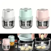 Wireless Portable Electric Food Chopper Garlic Slicer Handheld Portable