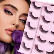 False Eyelashes Fox Eye False Eyelashes Colorful Eye Tail Tools Long Rolled
