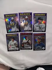 6- Topps Heritage Purple Lot Alcuna, Vople,Rodriguez,Cowser,Dominguez.