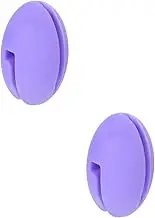 2pcs Probe Clip Silicone Holder for Grill Thermometer Scratch Pot Clamp for Accurate Cooking Measurement Essential Kitchen Tool for Frying and Candy Making