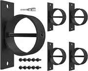Qkbuza Decorative Ring Rope Supports Holders,Drop Ring Bracket Support Holder | Easy Installation Hardware Sturdy Versatile Solution for Docks Stair Decks Railing
