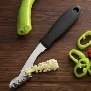 Jalapeno Pepper Corer & Cutter - Efficient Slicer, Non-Slip Remover Kitchen Tool