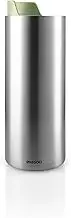 Eva Solo | Urban To Go Cup 0.35 l | Double-Walled Thermo Cup with Vacuum Insulation | Dishwasher-safe Cup with Practical Easy Grab Strap & Click Lid | Pistachio