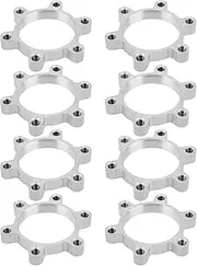 EMSea 8pcs 48mm Bike Freewheel Threaded Hubs Disk Brake Rotors 6 Bolt Flange Adapters Aluminium Alloy Brake Thread Conversion Rotors
