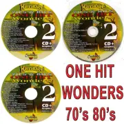 70's 80's Chartbuster Vol-5120+5121 KARAOKE 6 CD+G NEW DISCS in WHITE SLEEVES