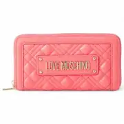 NEW LOVE MOSCHINO Wallet Cipria Ladies Pink Quilted - JC5600PP1MLA0464