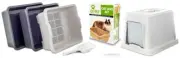 OZ PET Cat Loo Kit Charcoal Natural Odourless Cat Toilet Feline Anti-Microbial