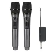 Microphone 2 Channels UHF Fixed Frequency Handheld Mic Micphone for Party7632