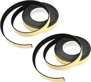 Holibanna 2Pcs High Density Eva Seal Strips Strong Adhesive Padding Tapes for Collision Noise Reduction and Moisture Blocking Doors and Windows Thick Wide