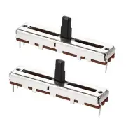 Variable Resistors 45mm Straight Slide Potentiometer B10K Single Channel 2pcs